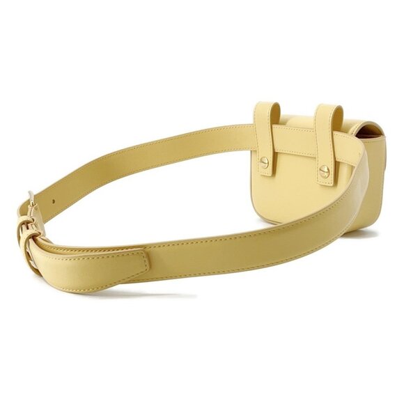 CELINE Triomphe belt bag Leather Yellow 45BCN3 - Picture 4 of 13
